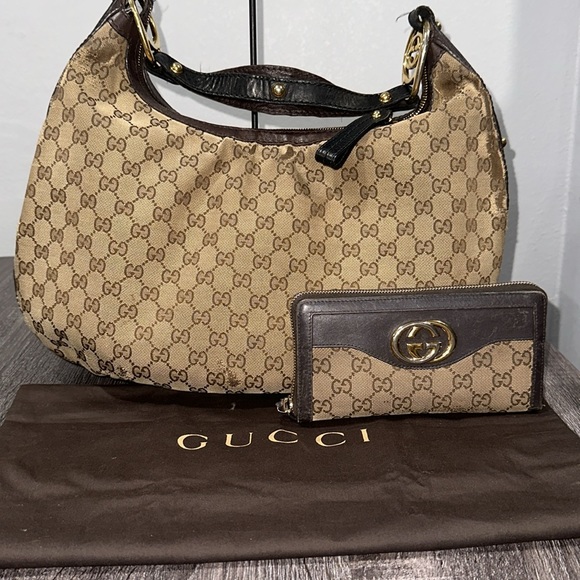 Gucci Beige/Brown GG Canvas - Picture 1 of 16